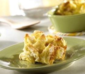 Cheddar-Swiss Strata