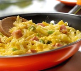 Ham and Cheese Hash Browns