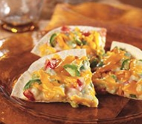 Vegetable Tortilla Triangles