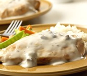 Chicken in Mushroom Sauce