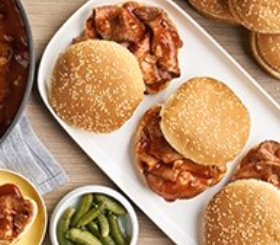 Quick Barbecued Beef Sandwiches