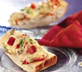 Mushroom Mozzarella Bruschetta