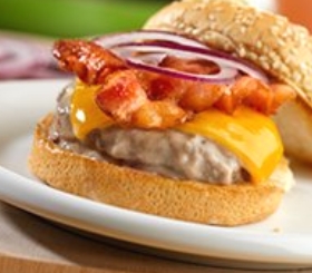 Mushroom Bacon Burgers