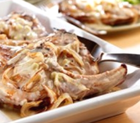 Glorified Onion Pork Chops