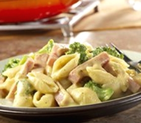 Ham & Pasta Skillet