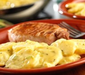 Basil Skillet Potatoes