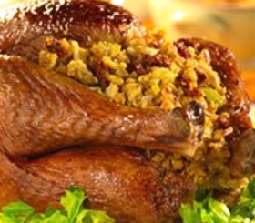 Turkey and Cornbread Stuffing with Sun-Dried Tomatoes