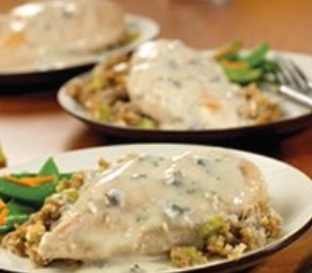 One-Dish Chicken & Stuffing Bake