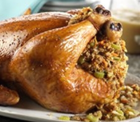 Roasted Chicken with Stuffing & Gravy