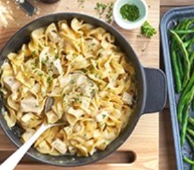 Quick Creamy Chicken & Noodles