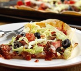 Sausage Tostada Grande