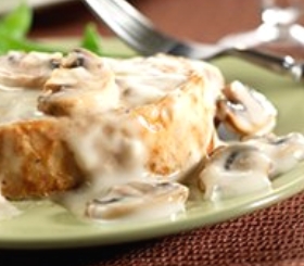 Pork with Mushroom Dijon Sauce
