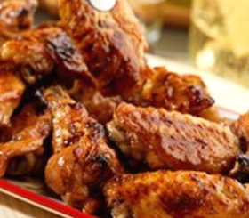 Oven Glazed Chicken Wings