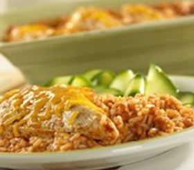Fiesta Chicken and Rice Bake