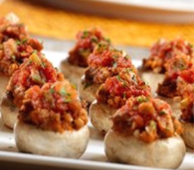 Sausage-Stuffed Mushrooms