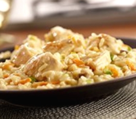 Simple Creamy Chicken Risotto