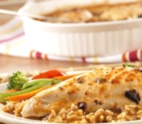 Asian Chicken & Rice Bake