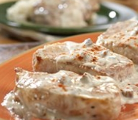Creamy Ranch Pork Chops & Rice