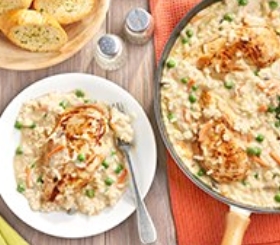Chicken & Roasted Garlic Risotto