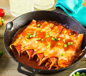 Speedy Chicken Enchiladas