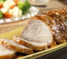 Slow-Cooked Apricot Glazed Pork Roast