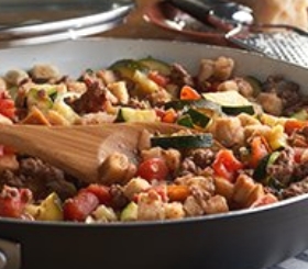 Beefy Vegetable Skillet