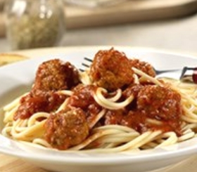 Quick Spaghetti & Meatballs