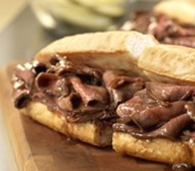Hot Roast Beef Sandwiches