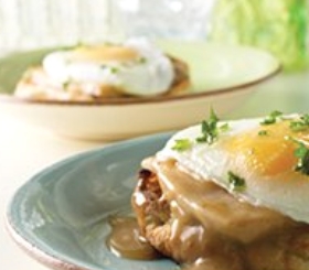 Benedict-Style Turkey Sandwiches