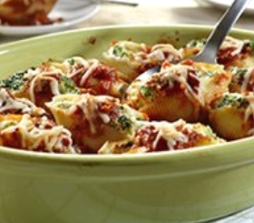 Broccoli & Cheese Stuffed Shells