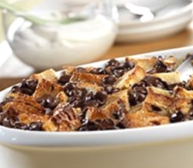 Chocolate-Cinnamon Swirl Bread Pudding