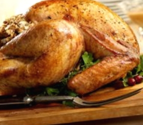 Roast Turkey with Mushroom Stuffing