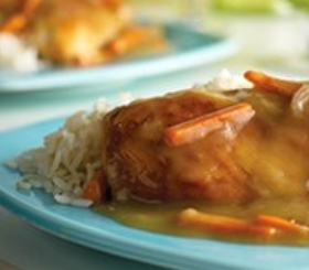 Chicken with Honey Mustard Glaze