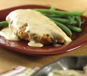 Paprika Chicken with Sour Cream Gravy