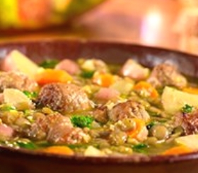Italian Sausage & Lentil Stew