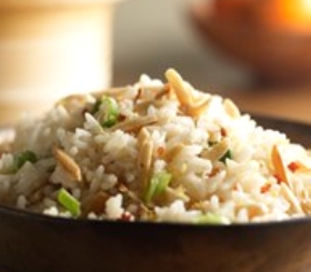Spicy Almond Coconut Rice