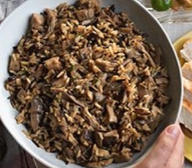 Wild Mushroom Rice Pilaf