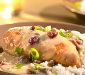 Saucy Cranberry Orange Chicken