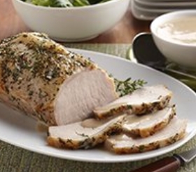 Pork Roast & Mushroom Gravy