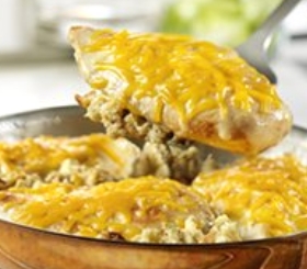Chicken & Stuffing Skillet