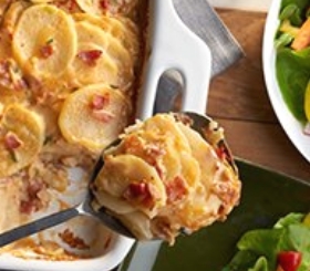 Scalloped Potatoes with a Cheesy Twist