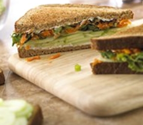 Spring Garden Vegetable Sandwiches