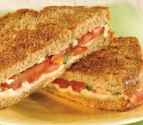 Grilled Mozzarella Tomato Sandwiches