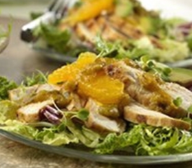 Salsa Verde Grilled Chicken Salad