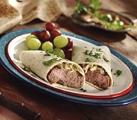 Grilled Picante Beef & Vegetable Wraps