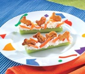 Celery Cheese Boats