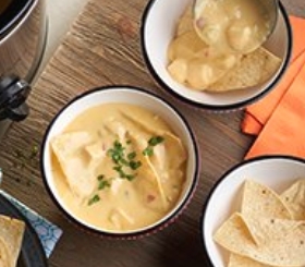 Slow Cooker Fiesta Chicken Tortilla Soup