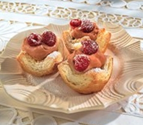 Chocolate Raspberry Mousse Tartlets