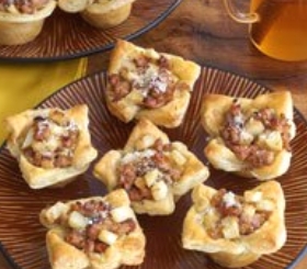 Savory Sausage Apple Tarts