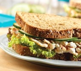 Spring Salmon Salad Sandwiches
